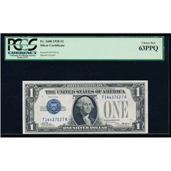 1928 $1 Silver Certificate PCGS 63PPQ