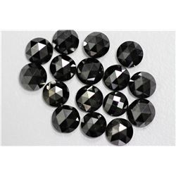 5.09ct Round Shape Black Diamond (5.09ct) Dimension 4.2x2