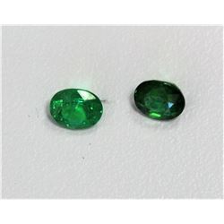 1.44ct Oval Shape Tsavorite Match Pair Dimension 6x5x2.6