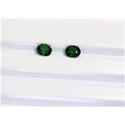 1.48ct Oval Shape Tsavorite ( Match pair) Dimension 6x5x3.4