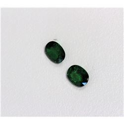 1.65ct Oval Shape Tsavorite Match Pair Dimension 6x5.1x3.2