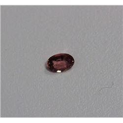 0.40ct Oval Shape Orange Sapphire Dimension 5x4x2