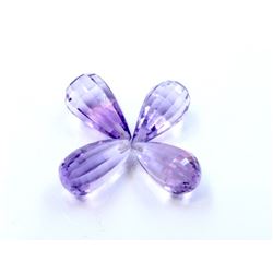 27.32ct Amethyst Drops Dimension 9x16 mm