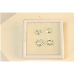 1.31ct oval Cut Aquamarine 3 pcs