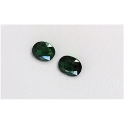1.82ct Oval Shape Tsavorite Match Pair Dimension 6.6x5.4x3.2