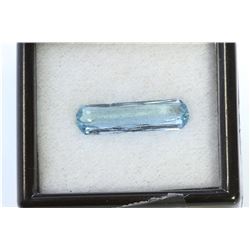 4.20ct Baguette Shape Aquamarine