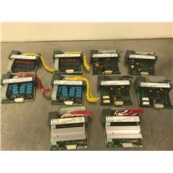 LOT OF 10 ALLEN BRADLEY INPUT AND OUTPUT MODULES