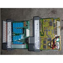 Lot of 2 Allen Bradley 1747-L543 & 1746-OW16 Modules