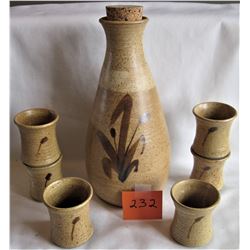 GIBSON STONEWARE DECANTER