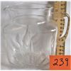 Image 1 : VINTAGE GLASS PITCHER