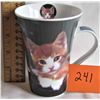 Image 1 : CAT MUG - FINE BONE CHINA