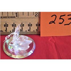 GLASS CRYSTAL SWAN - SWAROVSKI FIGURINE