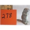 Image 1 : PEWTER BEAVER - STAMPED ON FOOT J.B.