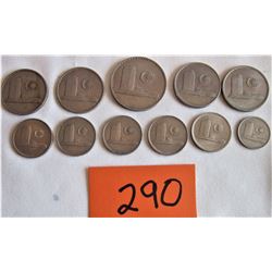 II MALAYSIA COINS - 1967 - 1981