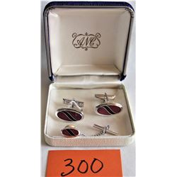 SILVER CUFF LINKS