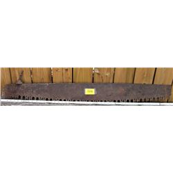 48" VINTAGE SAW BLADE - NO HANDLES
