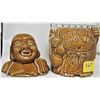 Image 2 : LARGE CERAMIC BUDDHA COOKIE JAR