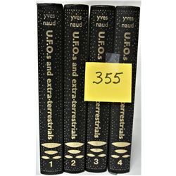 SET 4 1st Ed. 1978 UFO'S + EXTRA-TERRESTRIALS BY YVES NAUD h/c