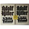 Image 3 : 2- 1976 H/C adolf hitler vol 1+2 BY JOHN TOLAND, DUST JACKETS