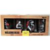 Image 1 : 2013 SET 4 NEW BOXED AMC "WALKING DEAD" HERO PINT GLASS SET