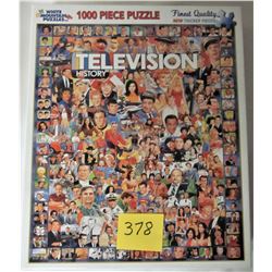 2012 24"X30" TELEVISION HISTORY 1,000 PIECE PUZZLE