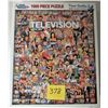 Image 1 : 2012 24"X30" TELEVISION HISTORY 1,000 PIECE PUZZLE