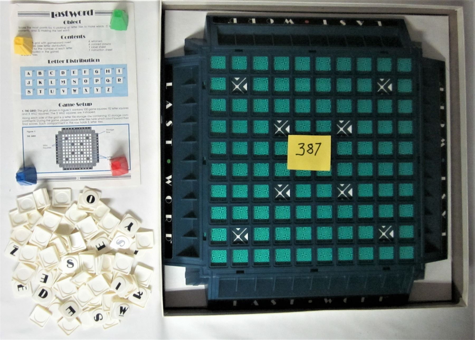 1985 MILTON BRADLEY LAST WORD SPELLING BOARD GAME Schmalz Auctions