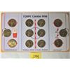 Image 2 : SET 12 1998 McDONALD'S TEAM CANADA OLYMPIC MEDALLION COIN SET