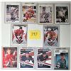 Image 1 : LOT 10 NHL HOCKEY PLAYERS ROOKIE CARDS