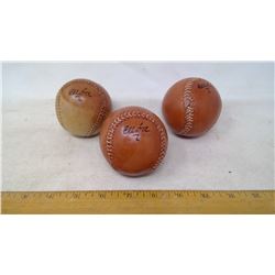 3 Euba Baseballs