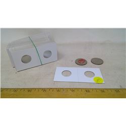 1965, 74 U.S. Half Dollars and Coin Holders