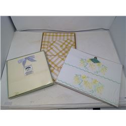 BOXED SHEETS / BOXED NAPKIN SET / BOXED PILLOW CASES