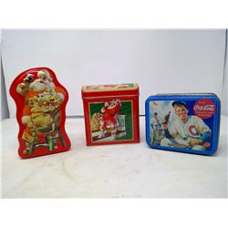 COCA-COLA TINS (3)