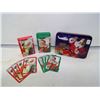 Image 1 : SANTA COCA-COLA TIN WITH PLAYING CARDS