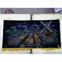 FABRIC BANNER - SOUVENIR OF HOLLAND