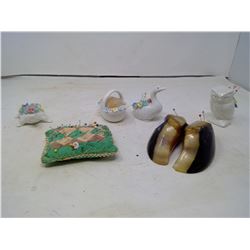 LOT OF PINCUSHIONS (6)