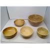 Image 1 : LOT OF WOOD BOWLS - LOCALLY CARVED