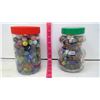 Image 2 : LOT OF MARBLES (2 JARS)