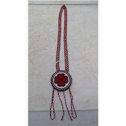 REGALIA - BEADED MEDALLION - 4 HEARTS