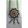 Image 2 : REGALIA - BEADED MEDALLION - FLOWER MOTIF