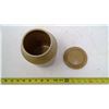 Image 2 : STONEWARE HONEY JAR WITH LID