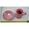Image 2 : MALING BOWL AND PINK PITCHER (ENGLAND)