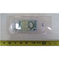 BANK OF ENGLAD ONE POUND NOTE