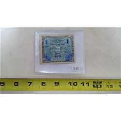 EINE MARK - ALLIED MILITARY AUTHORITY 1944-48 GERMANY