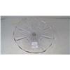 Image 3 : PRESSED GLASS CAKE STAND - CANADIAN THISTLE CIRCA 1910