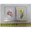 Image 1 : DAFFODIL AND PONSY WATERCOLOURS BY JUNE SZAMABATHY