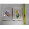 Image 2 : DAFFODIL AND PONSY WATERCOLOURS BY JUNE SZAMABATHY