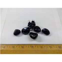 BLUE GOLDSTONE RING AND STONES