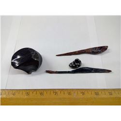 OBSIDIAN COLLECTION - NEEDLES AND ROCKS
