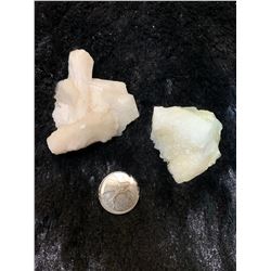 TWO STILBITE CRYSTALS